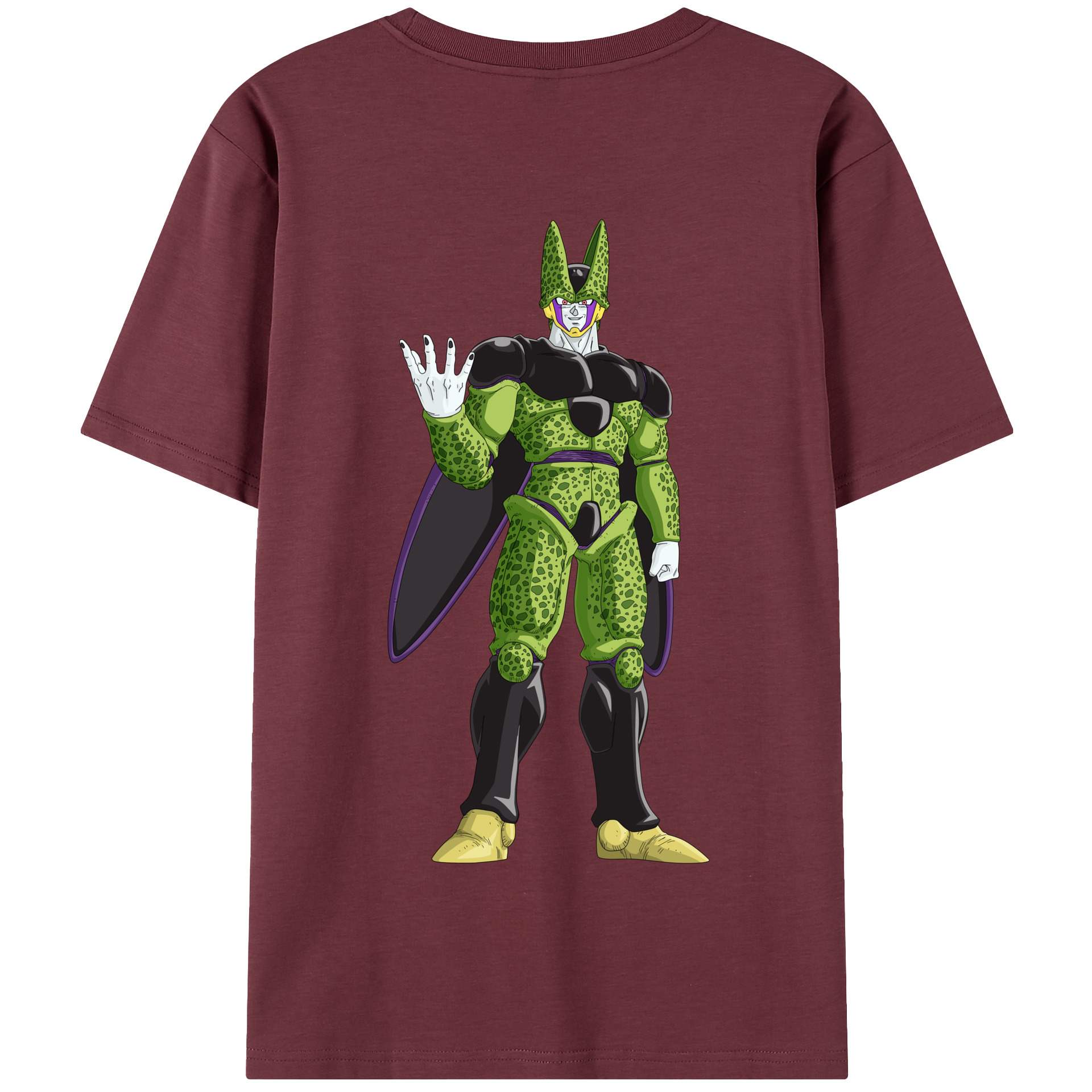 （画像用） ドラゴンボール セル DRAGON BALL Cell 綿100％半袖Tシャツ（背面プリント）